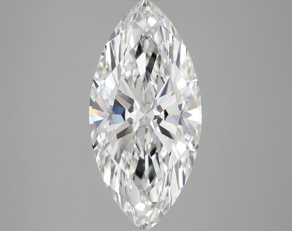 3.1 Carat Marquise Shaped Excellent Cut VVS2 IGI Certified Lab Grown Diamond