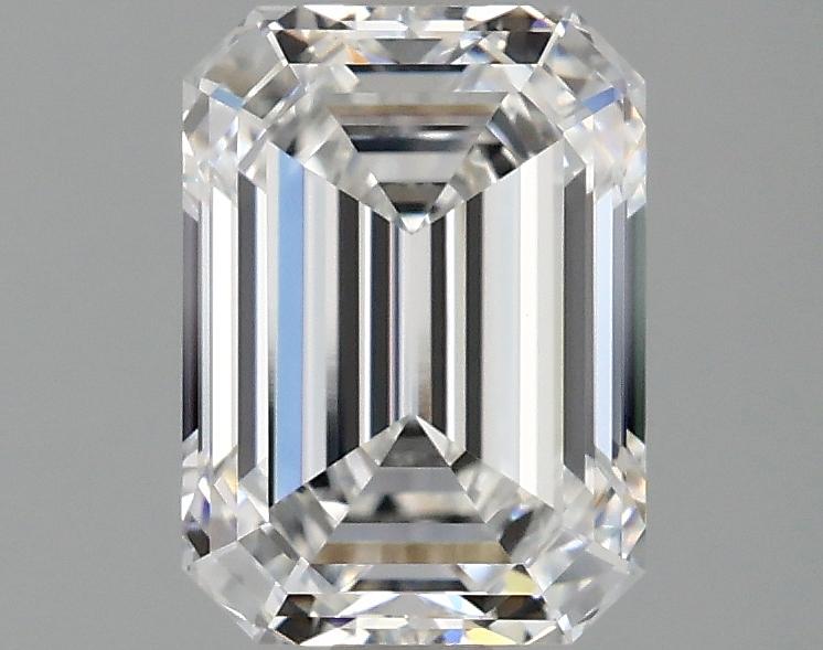 2.09 Carat Emerald Shaped Excellent Cut VVS2 IGI Certified Lab Grown Diamond