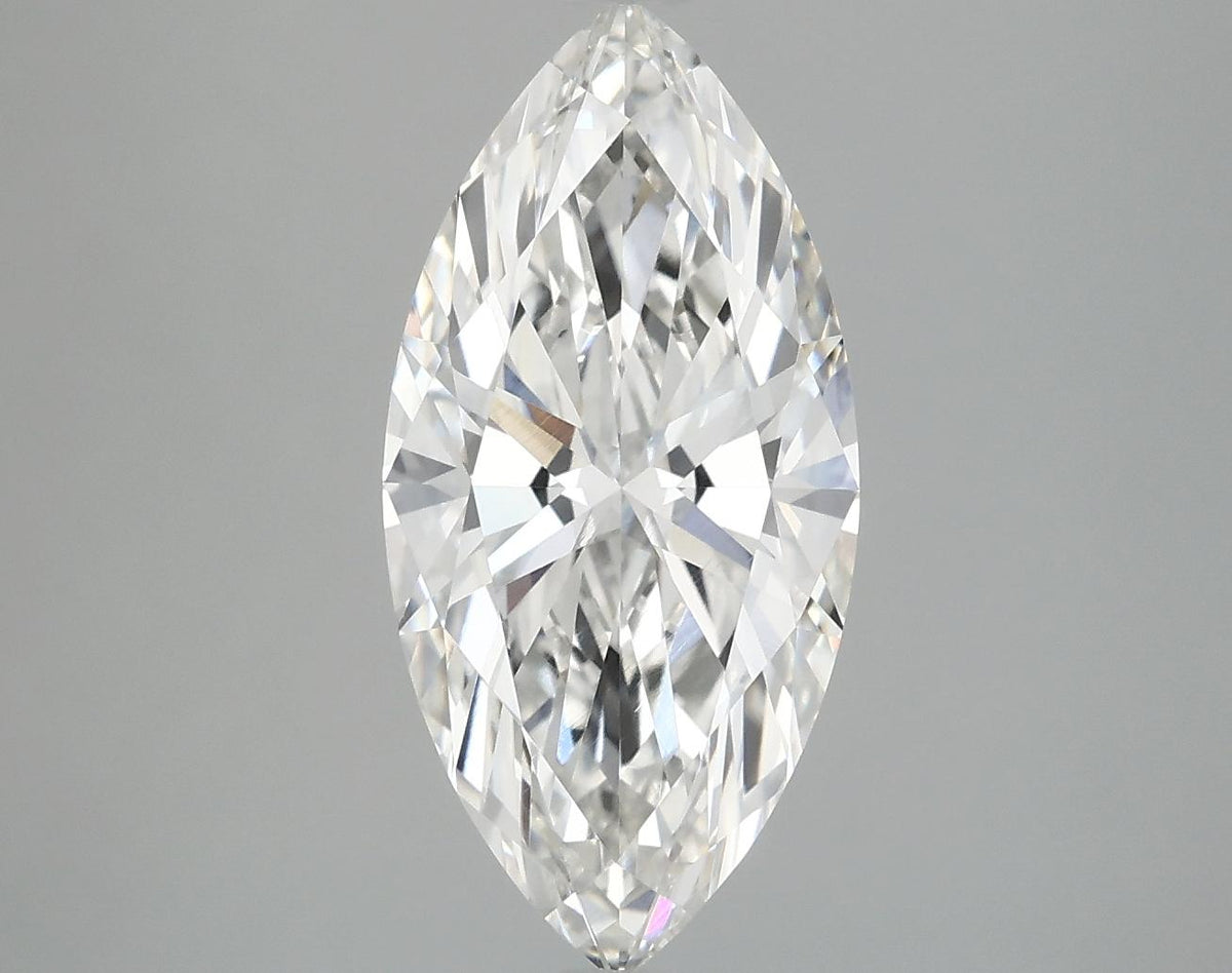 3.02 Carat Marquise Shaped Excellent Cut VVS2 IGI Certified Lab Grown Diamond