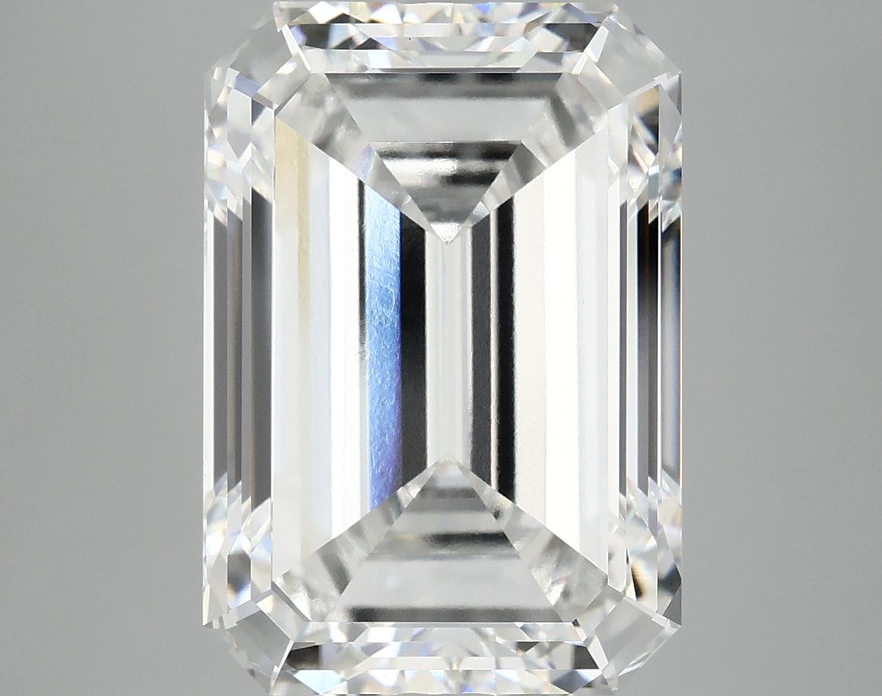 10.07 Carat Emerald Shaped Ideal Cut VVS2 IGI Certified Lab Grown Diamond