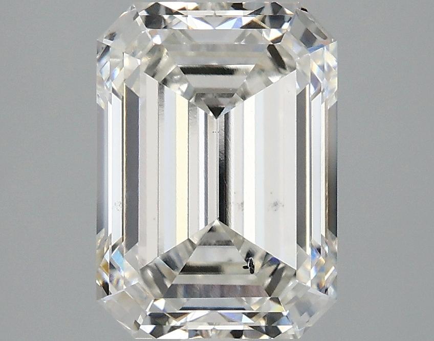 3.07 Carat Emerald Shaped Ideal Cut SI1 IGI Certified Lab Grown Diamond