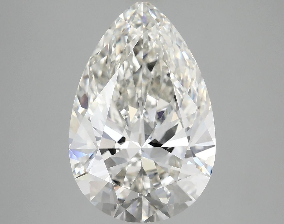 4.07 Carat Pear Shaped Excellent Cut VVS2 IGI Certified Lab Grown Diamond