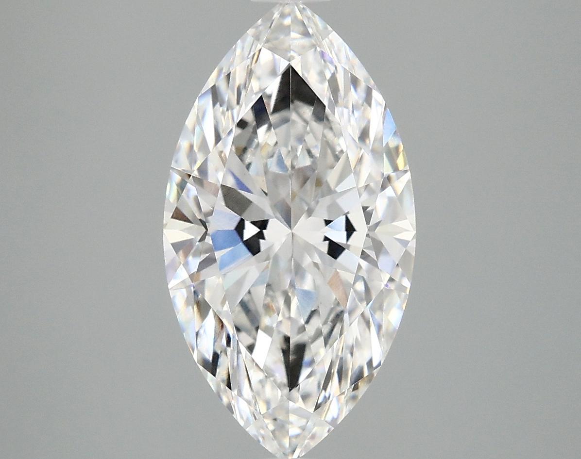 3.05 Carat Marquise Shaped Excellent Cut VVS2 IGI Certified Lab Grown Diamond