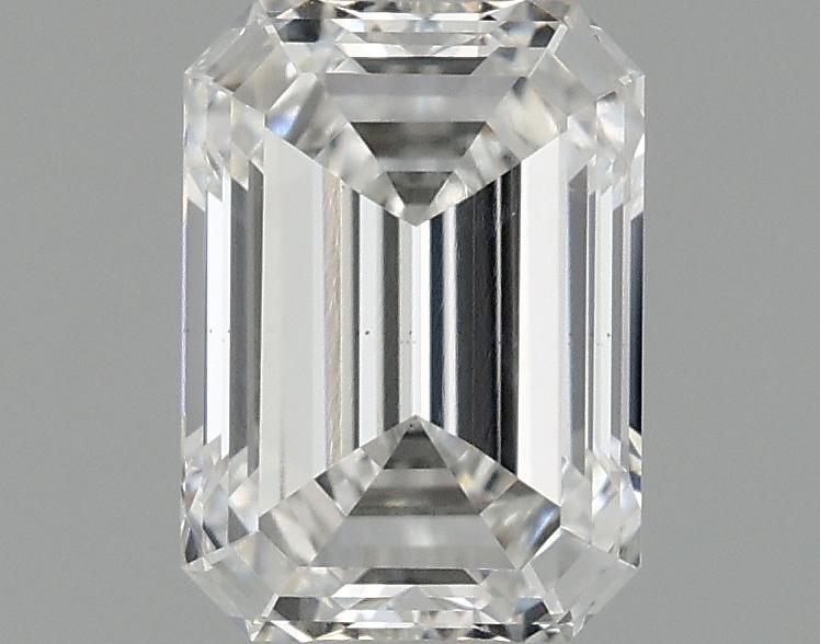 0.97 Carat Emerald Shaped Ideal Cut VS2 IGI Certified Lab Grown Diamond