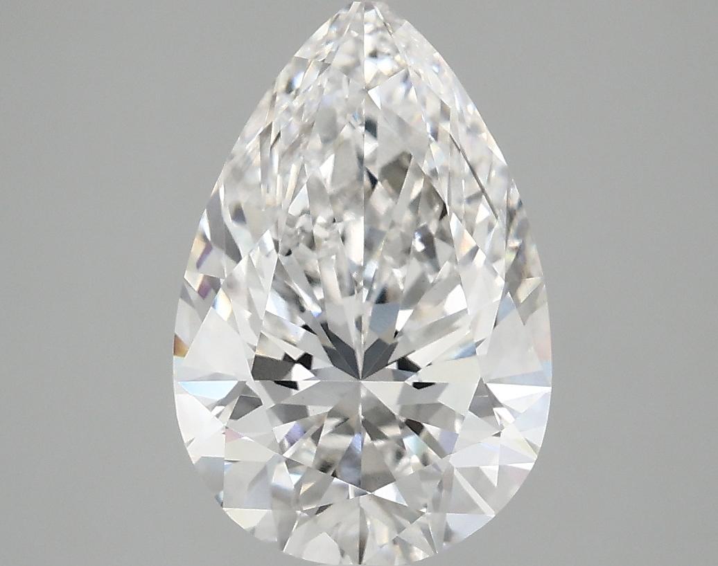 3.05 Carat Pear Shaped Excellent Cut SI1 IGI Certified Lab Grown Diamond