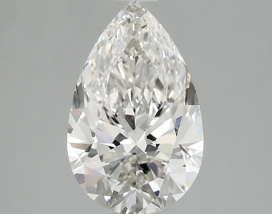 2.07 Carat Pear Shaped Ideal Cut VVS2 IGI Certified Lab Grown Diamond