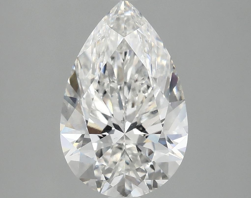 2.5 Carat Pear Shaped Ideal Cut VS2 IGI Certified Lab Grown Diamond