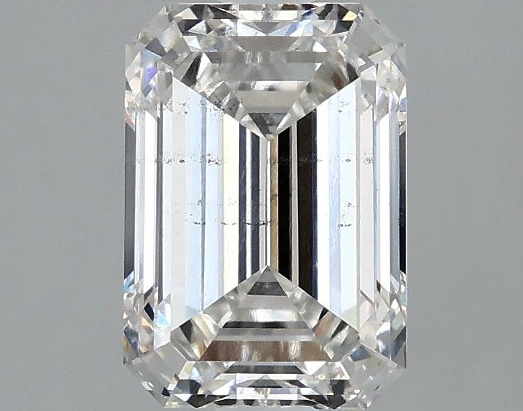 2.1 Carat Emerald Shaped Ideal Cut SI1 IGI Certified Lab Grown Diamond