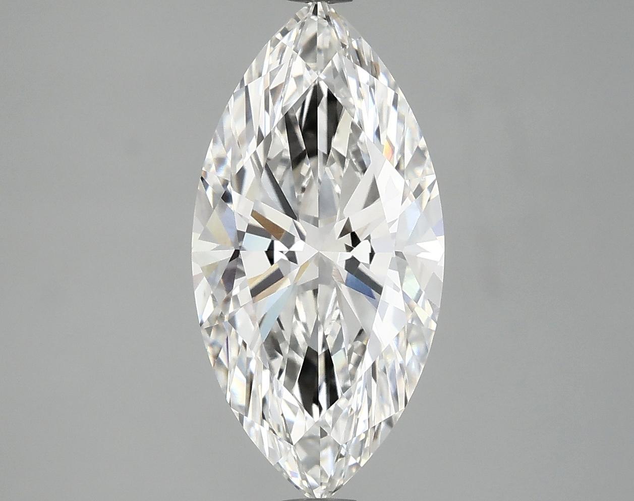 3.09 Carat Marquise Shaped Ideal Cut VVS2 IGI Certified Lab Grown Diamond