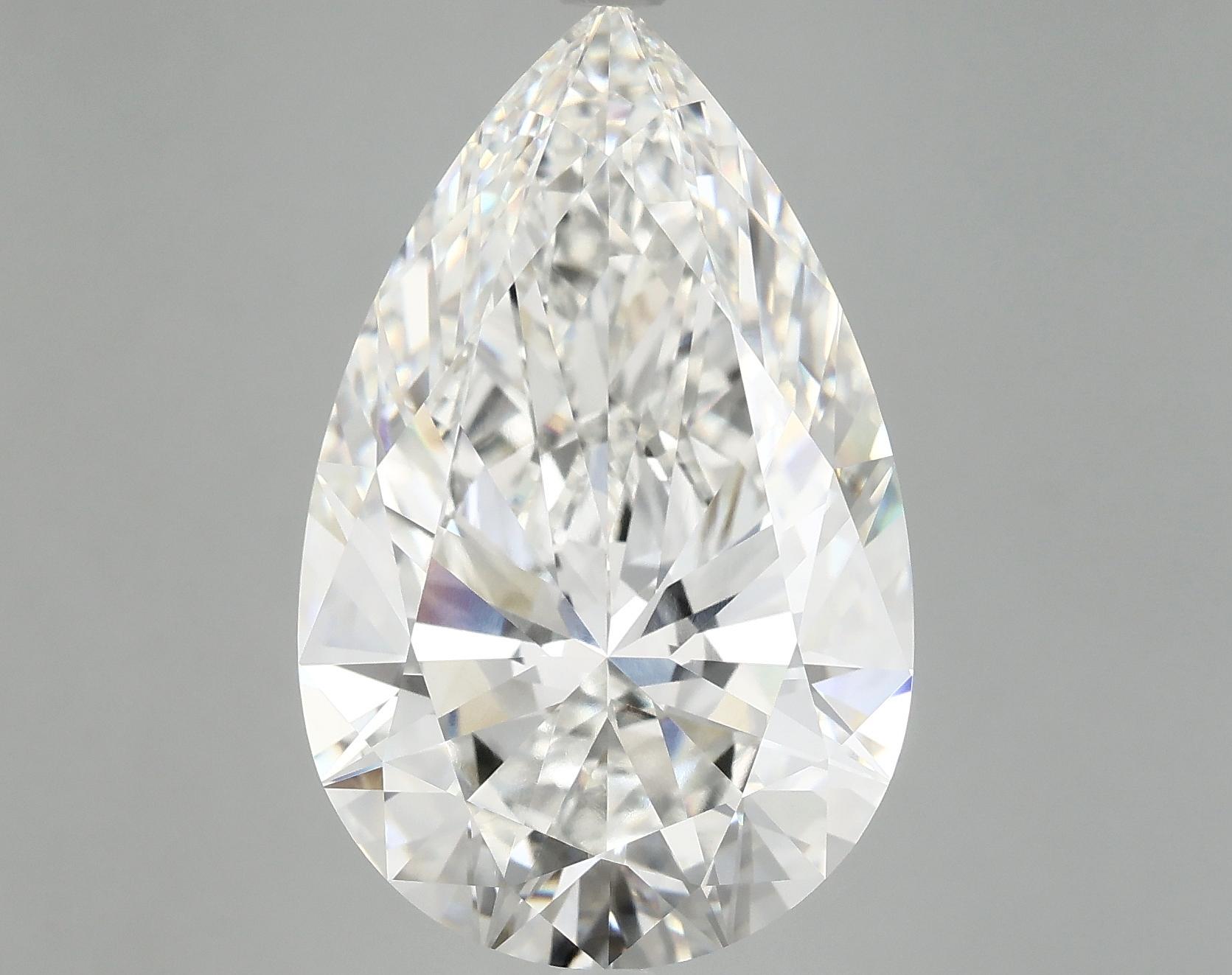 10.48 Carat Pear Shaped Ideal Cut VVS2 IGI Certified Lab Grown Diamond