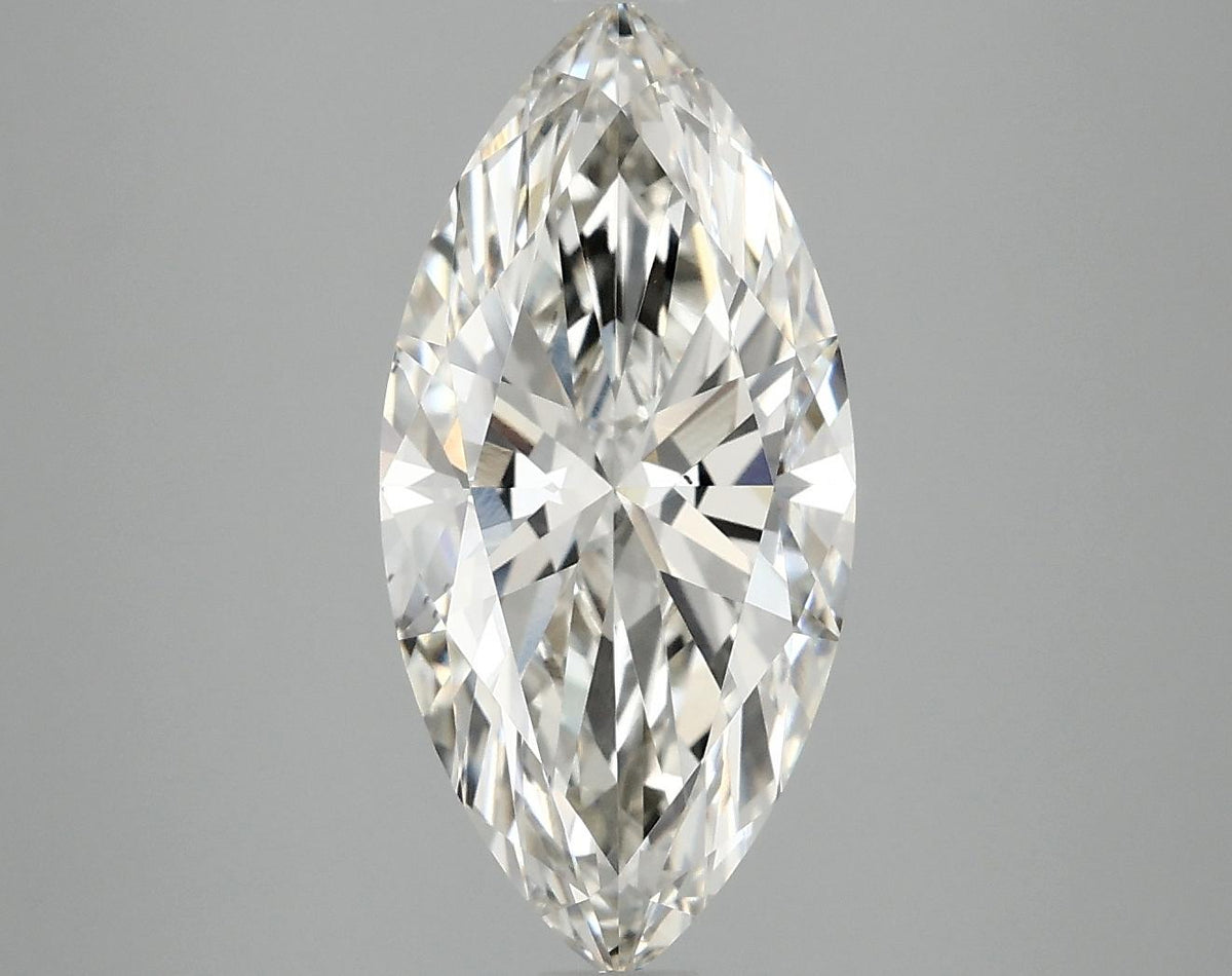 3.07 Carat Marquise Shaped Excellent Cut VS2 IGI Certified Lab Grown Diamond