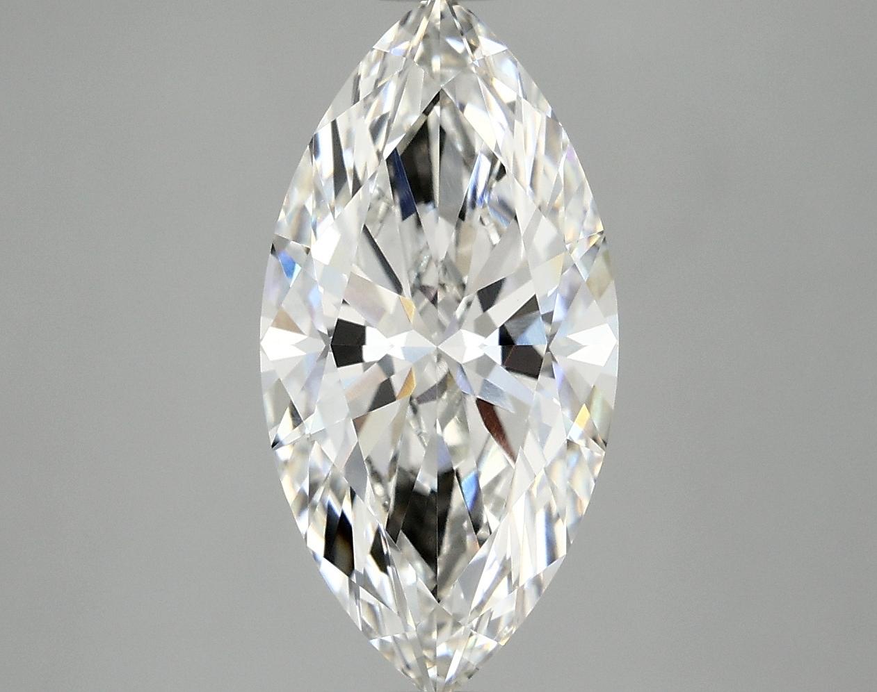 3.06 Carat Marquise Shaped Ideal Cut VVS2 IGI Certified Lab Grown Diamond