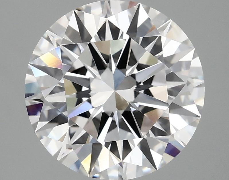 3.08 Carat Round Shaped Excellent Cut VVS2 IGI Certified Lab Grown Diamond