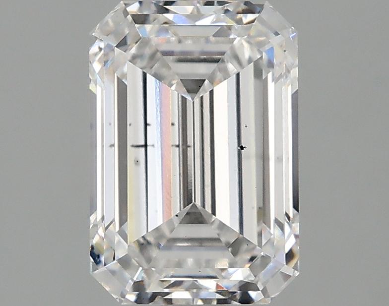 2.51 Carat Emerald Shaped Ideal Cut SI1 IGI Certified Lab Grown Diamond