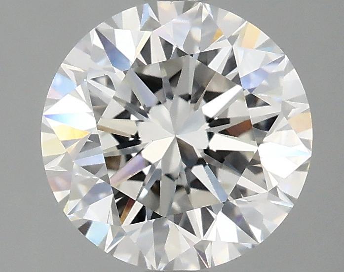 2.05 Carat Round Shaped Excellent Cut VVS2 IGI Certified Lab Grown Diamond