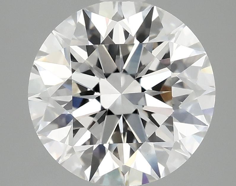 3.07 Carat Round Shaped Excellent Cut VVS2 IGI Certified Lab Grown Diamond