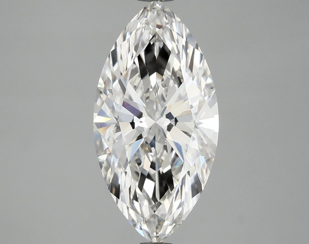 3.02 Carat Marquise Shaped Ideal Cut VVS2 IGI Certified Lab Grown Diamond