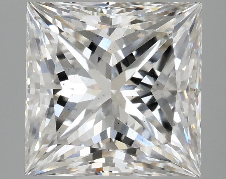 2.58 Carat Princess Shaped Ideal Cut SI1 IGI Certified Lab Grown Diamond