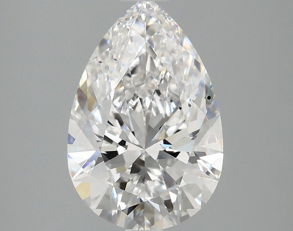 2.57 Carat Pear Shaped Excellent Cut SI1 IGI Certified Lab Grown Diamond