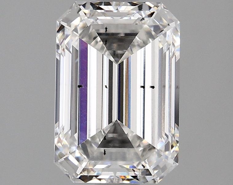 2.16 Carat Emerald Shaped Ideal Cut SI1 IGI Certified Lab Grown Diamond