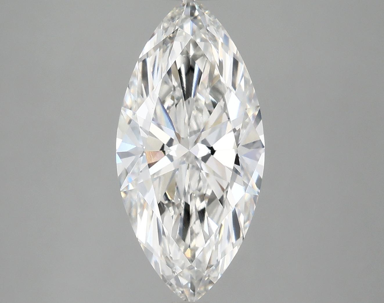 3.03 Carat Marquise Shaped Excellent Cut VVS2 IGI Certified Lab Grown Diamond
