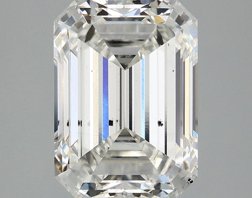 3.09 Carat Emerald Shaped Excellent Cut SI1 IGI Certified Lab Grown Diamond