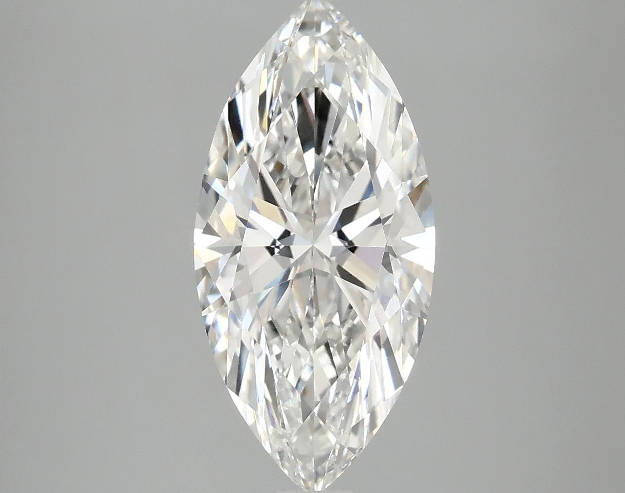 3.01 Carat Marquise Shaped Excellent Cut VVS2 IGI Certified Lab Grown Diamond