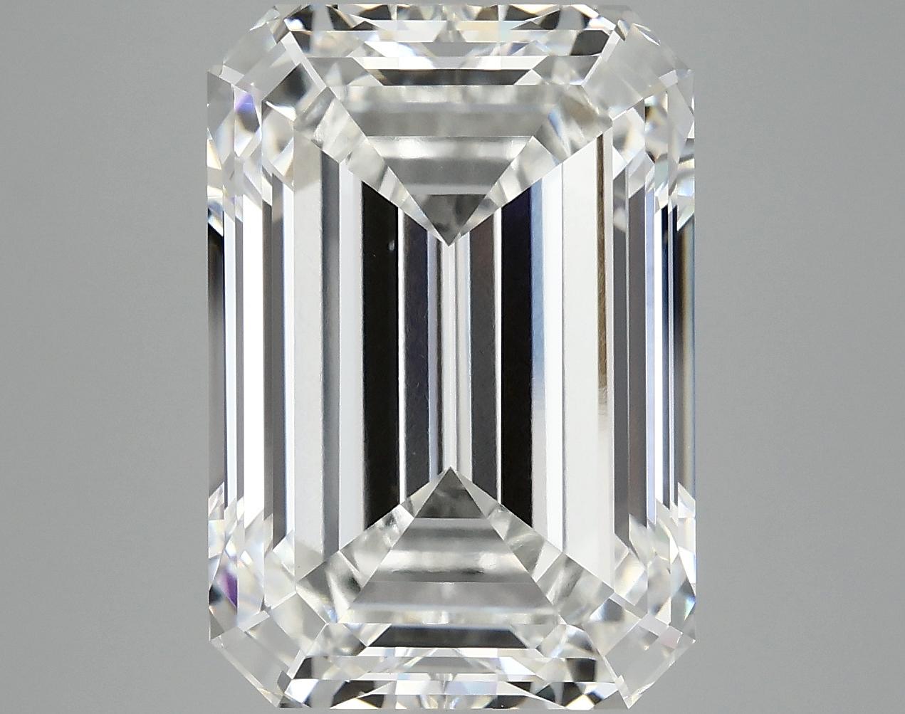 10.24 Carat Emerald Shaped Ideal Cut VVS2 IGI Certified Lab Grown Diamond