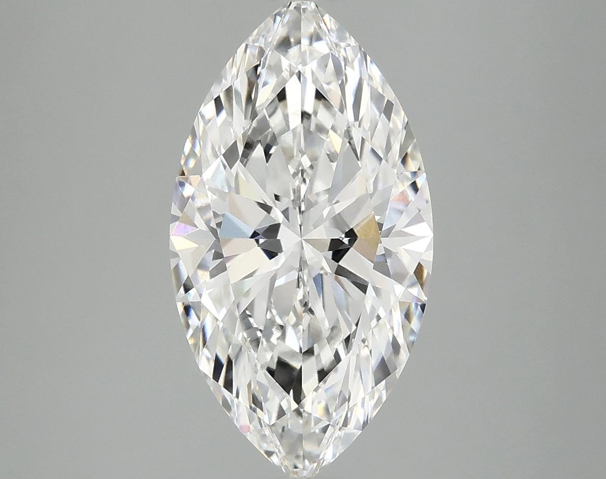 3.08 Carat Marquise Shaped Excellent Cut VVS2 IGI Certified Lab Grown Diamond