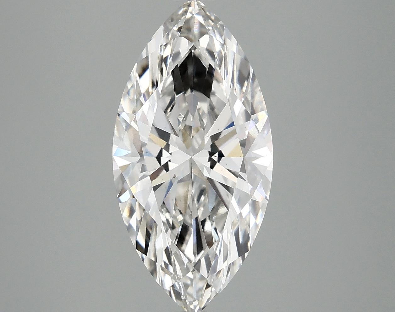 3.07 Carat Marquise Shaped Ideal Cut VS2 IGI Certified Lab Grown Diamond