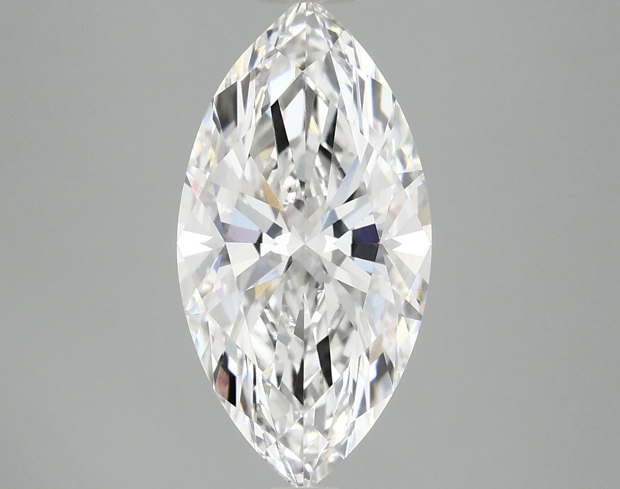 3.06 Carat Marquise Shaped Ideal Cut VVS2 IGI Certified Lab Grown Diamond