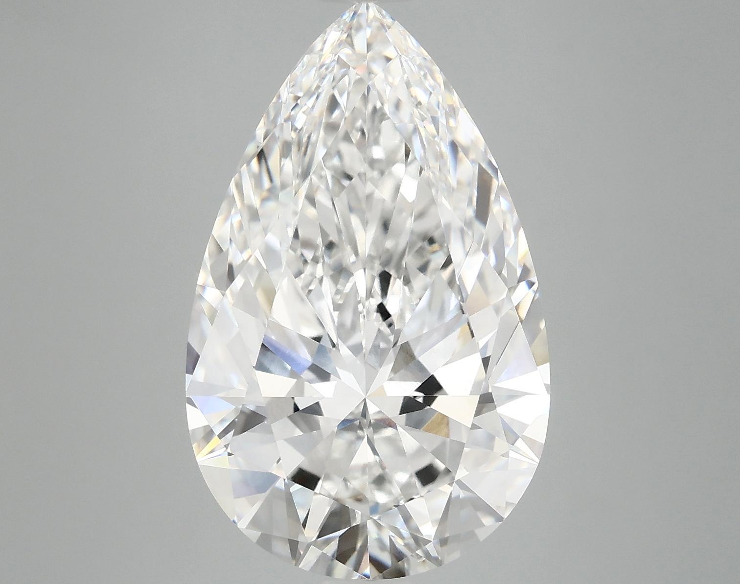 7.05 Carat Pear Shaped Ideal Cut VVS2 IGI Certified Lab Grown Diamond