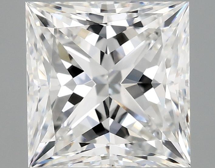 1.98 Carat Princess Shaped Ideal Cut VVS2 IGI Certified Lab Grown Diamond