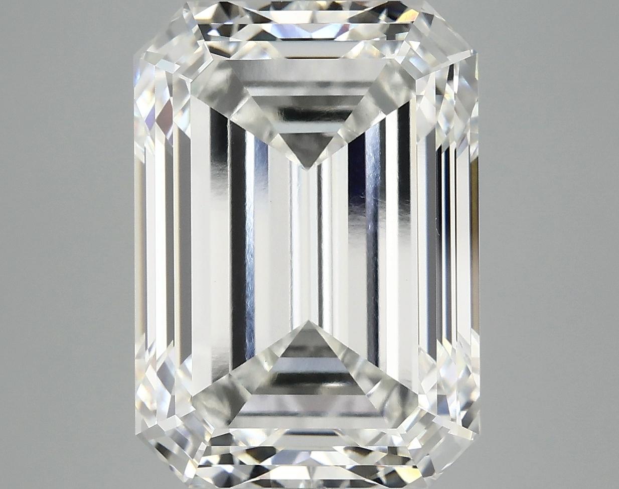 10.52 Carat Emerald Shaped Ideal Cut VVS2 IGI Certified Lab Grown Diamond