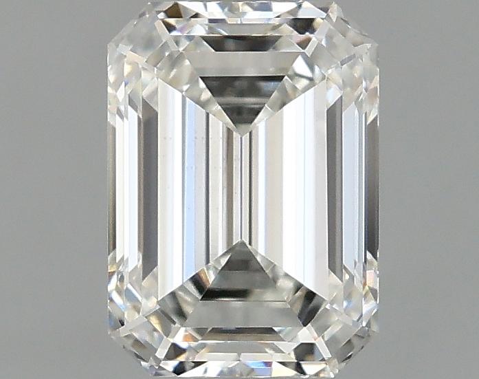 0.96 Carat Emerald Shaped Excellent Cut VVS2 IGI Certified Lab Grown Diamond