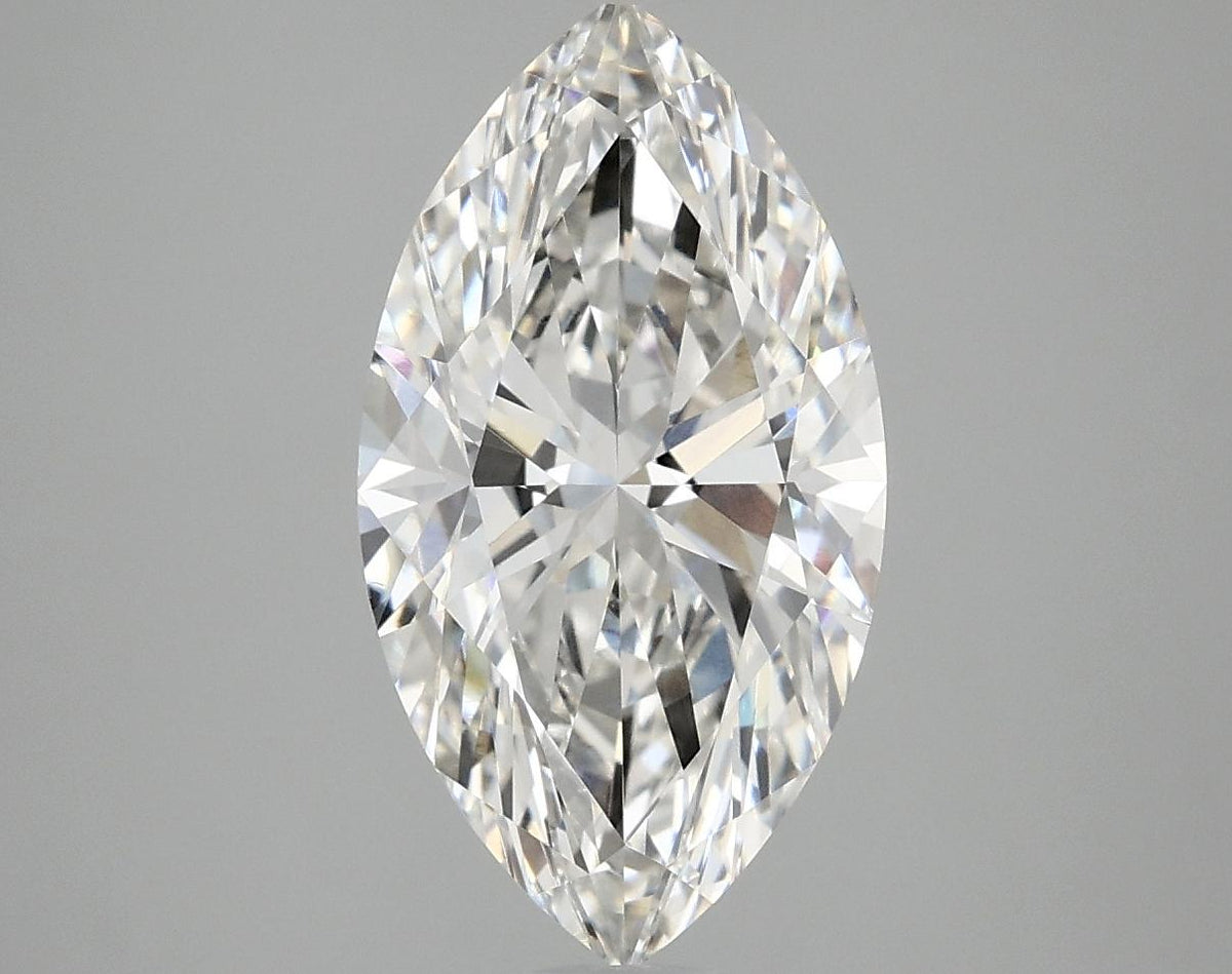 3.08 Carat Marquise Shaped Excellent Cut VVS2 IGI Certified Lab Grown Diamond