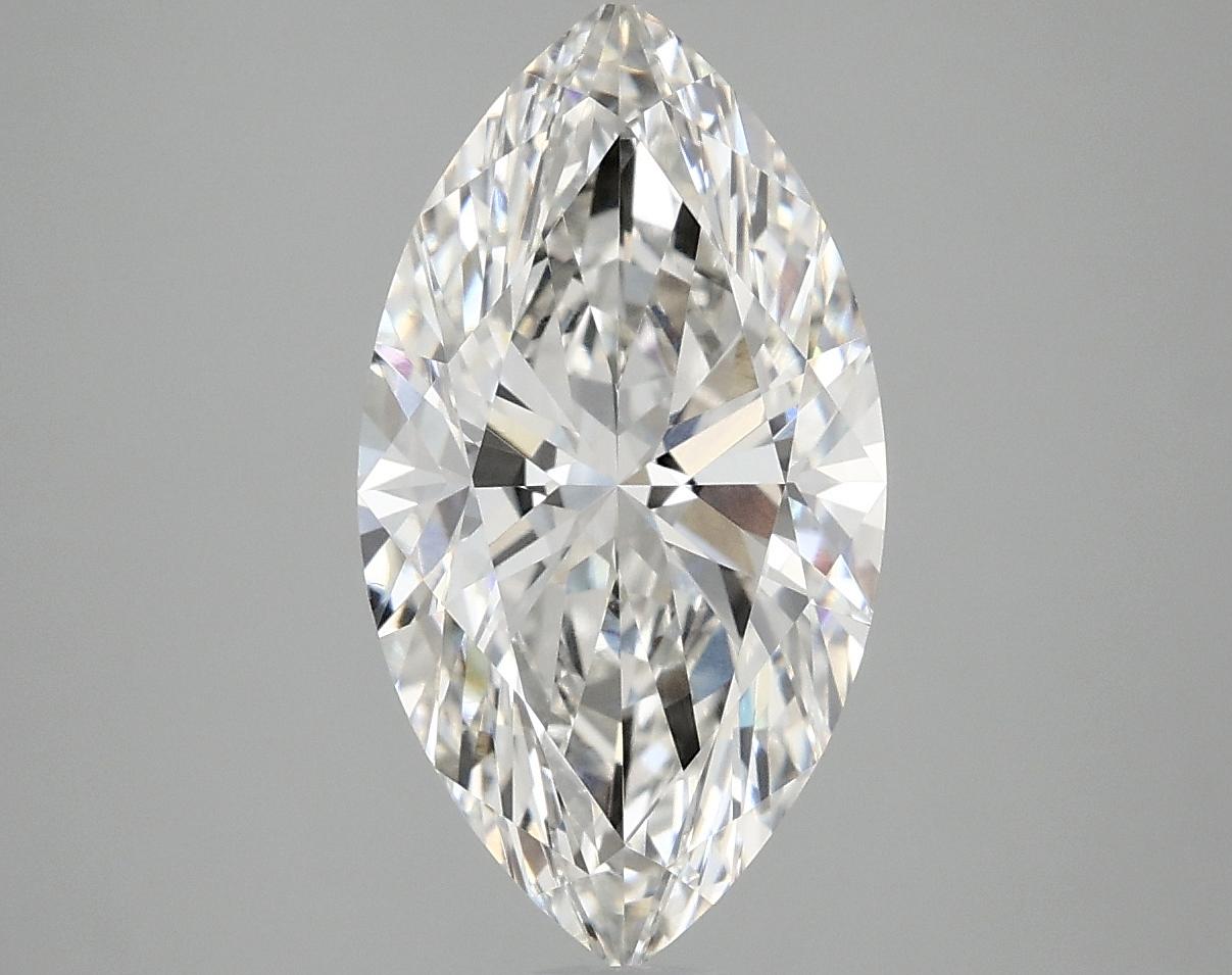 3.08 Carat Marquise Shaped Excellent Cut VVS2 IGI Certified Lab Grown Diamond