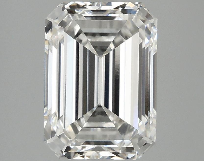 3.02 Carat Emerald Shaped Ideal Cut VVS2 IGI Certified Lab Grown Diamond