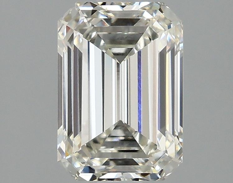 2.08 Carat Emerald Shaped Ideal Cut VVS2 IGI Certified Lab Grown Diamond