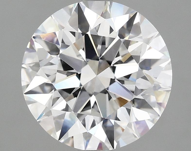 3.07 Carat Round Shaped Excellent Cut VVS2 IGI Certified Lab Grown Diamond