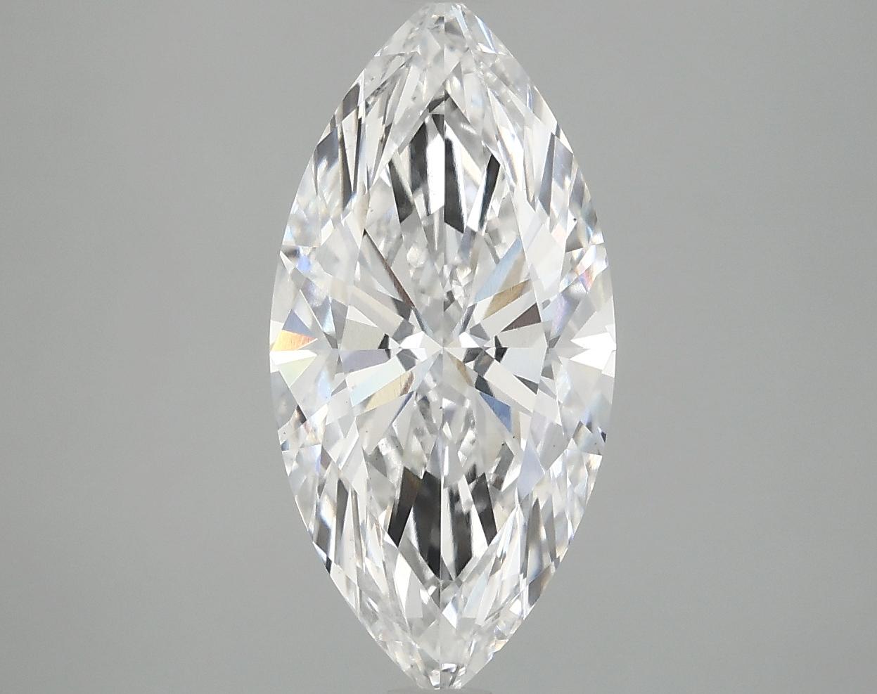 2.97 Carat Marquise Shaped Excellent Cut VS1 IGI Certified Lab Grown Diamond