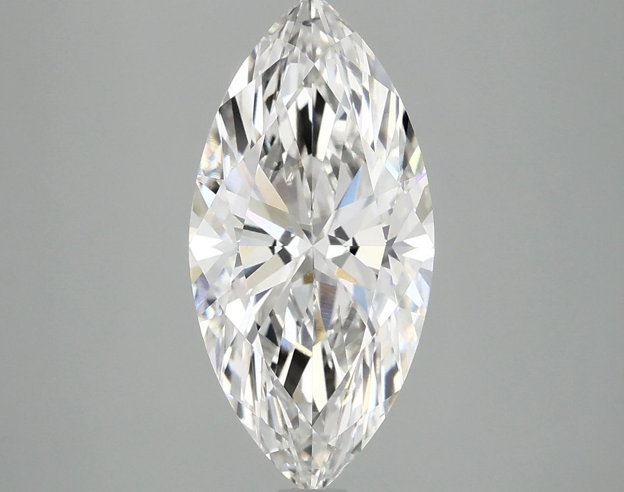 3.02 Carat Marquise Shaped Excellent Cut VS1 IGI Certified Lab Grown Diamond