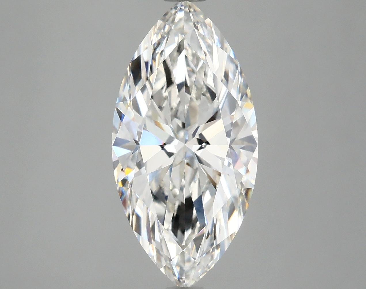 3.03 Carat Marquise Shaped Ideal Cut VVS2 IGI Certified Lab Grown Diamond