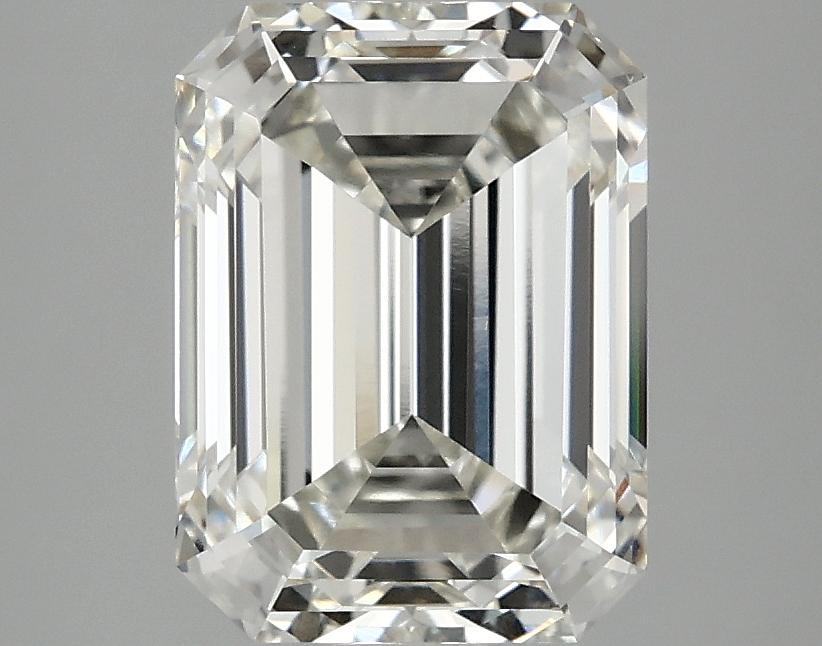 3.04 Carat Emerald Shaped Excellent Cut VVS2 IGI Certified Lab Grown Diamond
