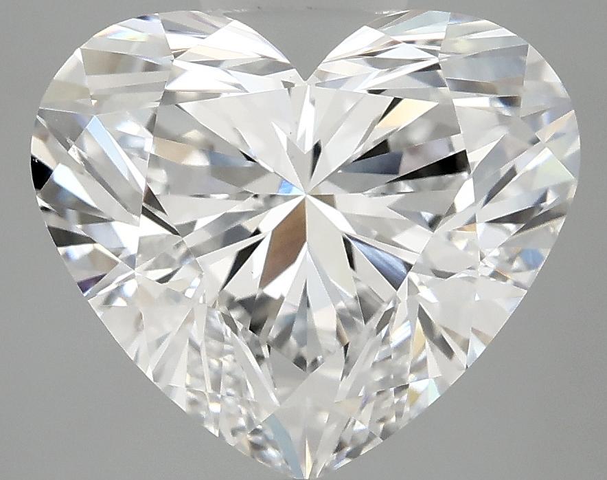 5.05 Carat Heart Shaped Ideal Cut VVS2 IGI Certified Lab Grown Diamond