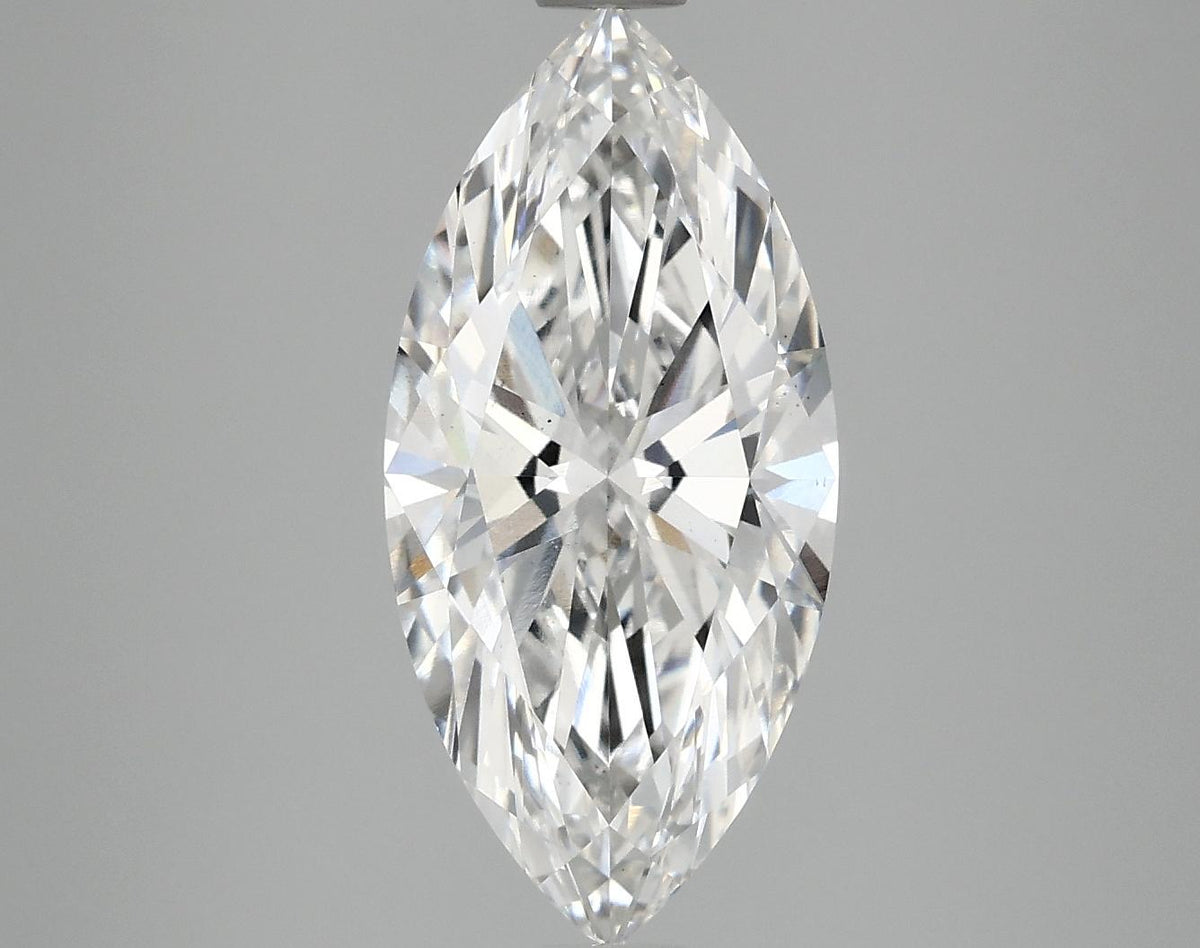 3.06 Carat Marquise Shaped Excellent Cut SI1 IGI Certified Lab Grown Diamond