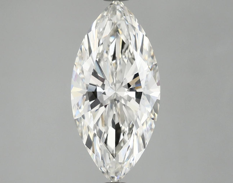2.87 Carat Marquise Shaped Excellent Cut VVS2 IGI Certified Lab Grown Diamond