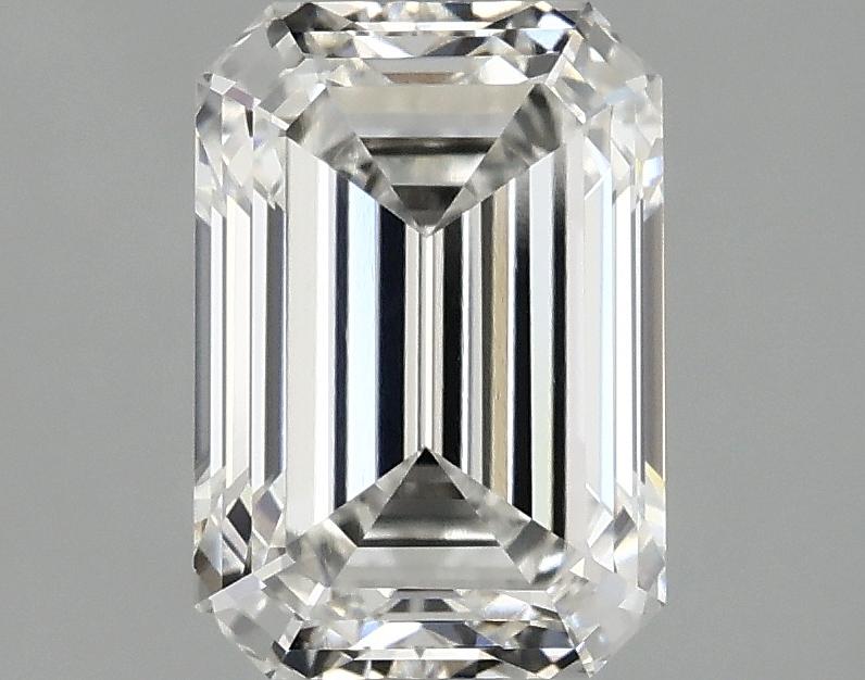 2.07 Carat Emerald Shaped Ideal Cut VVS2 IGI Certified Lab Grown Diamond