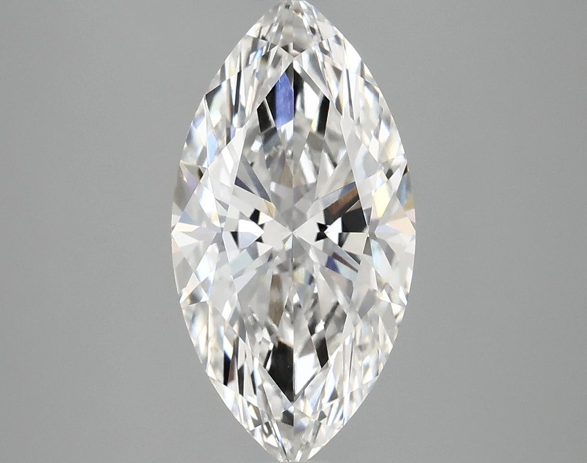 3.09 Carat Marquise Shaped Ideal Cut VVS2 IGI Certified Lab Grown Diamond
