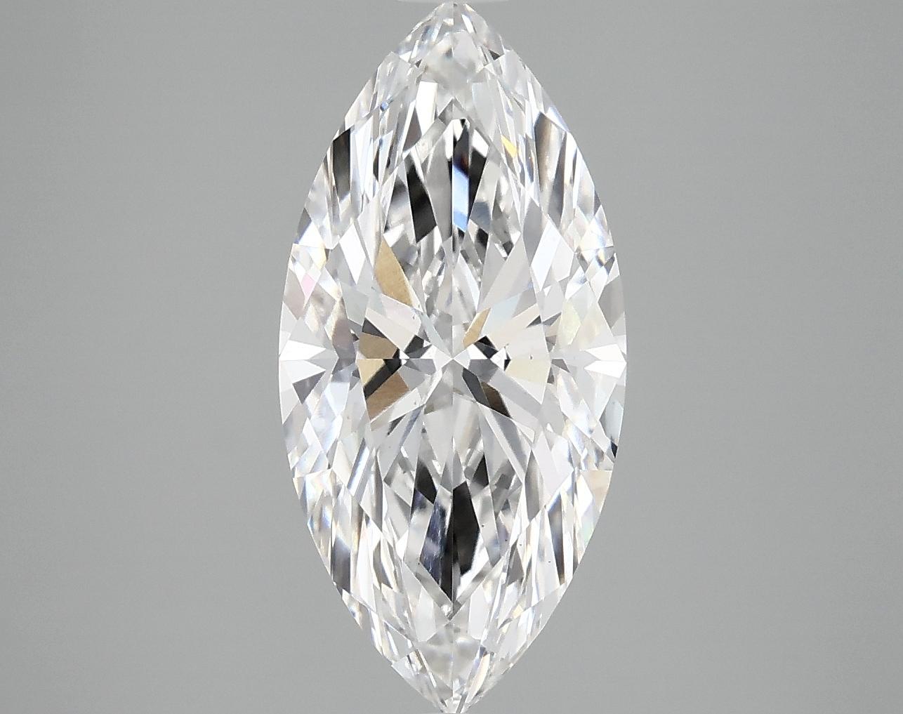 3.02 Carat Marquise Shaped Excellent Cut VS1 IGI Certified Lab Grown Diamond